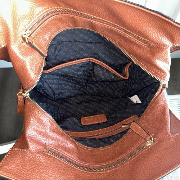 STEVE MADDEN NWT SHOULDER BAG D0324125 COGNAC BVOL - Picture 13 of 16